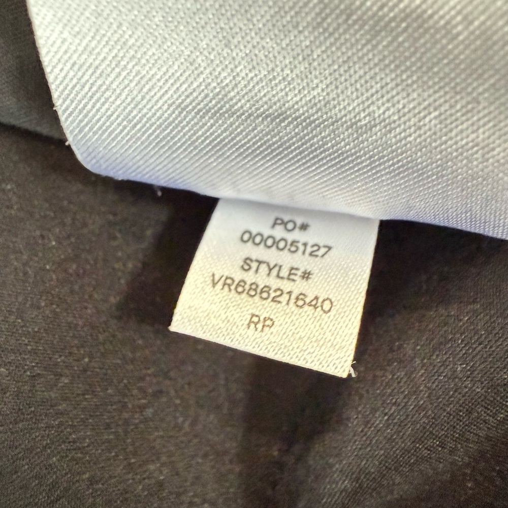 Vince Black Tapered Trousers In Japanese Crepe Size 16 - Picture 11 of 14